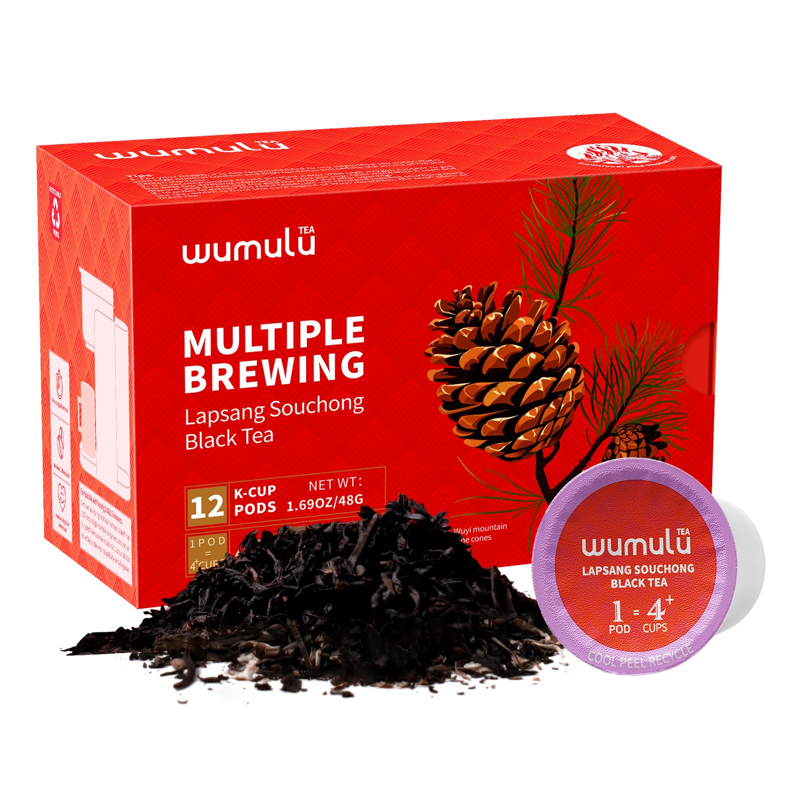 Lapsang Souchong Black Tea Pods packaging