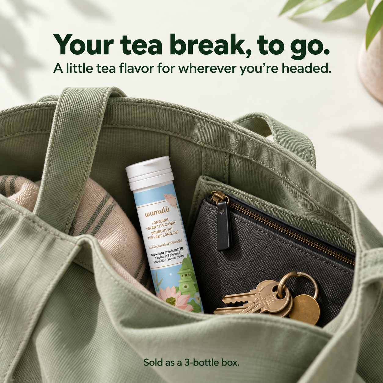 A bottle in your everyday bag