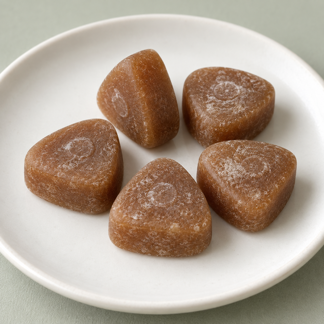 Tea mint shape and texture